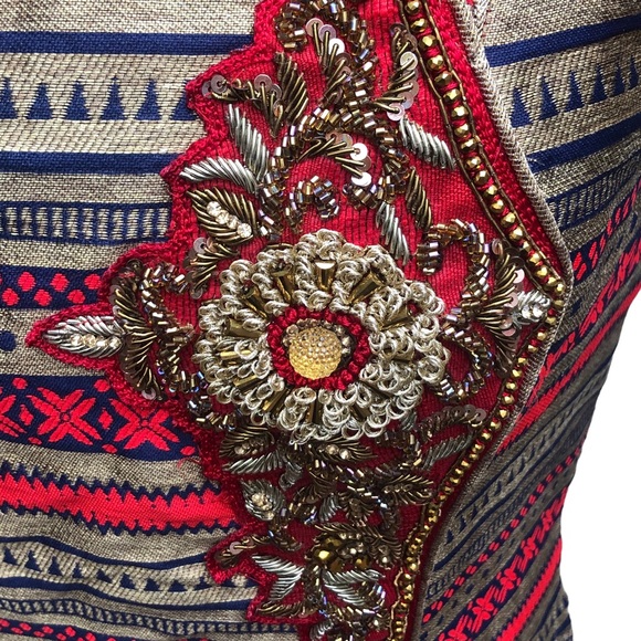 Traditional Red & Gold Dress Made in India size 8 - Picture 11 of 16